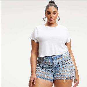 Good American 90’s Laser Shorts